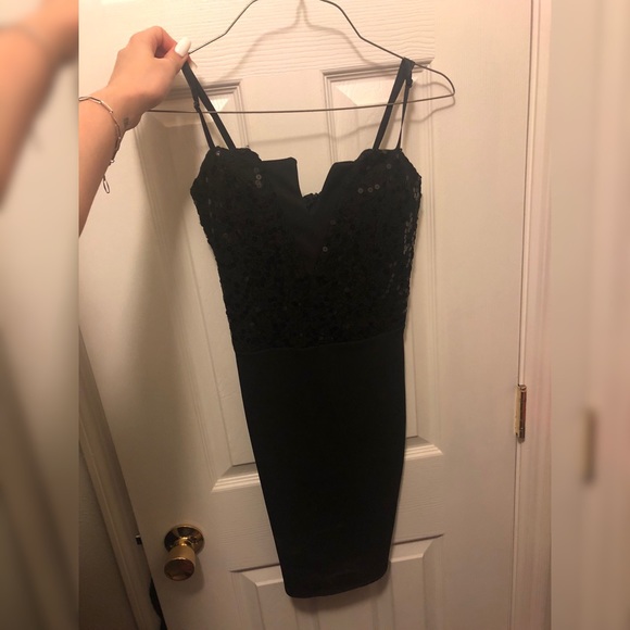 Dresses & Skirts - AGAN. Black dress sequins